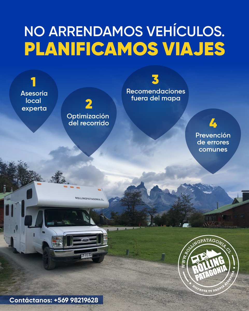 rollingpatagon's tweet photo. Un buen viaje por la Patagonia no parte con una llave, parte con una buena planificación.
Rutas, tiempos, clima, paradas y ritmo.
 Eso es lo que realmente hace la diferencia entre recorrer y disfrutar.
👉 En Rolling Patagonia te acompañamos desde el primer kilómetro

#Patagonia https://t.co/3v6UxT3o47