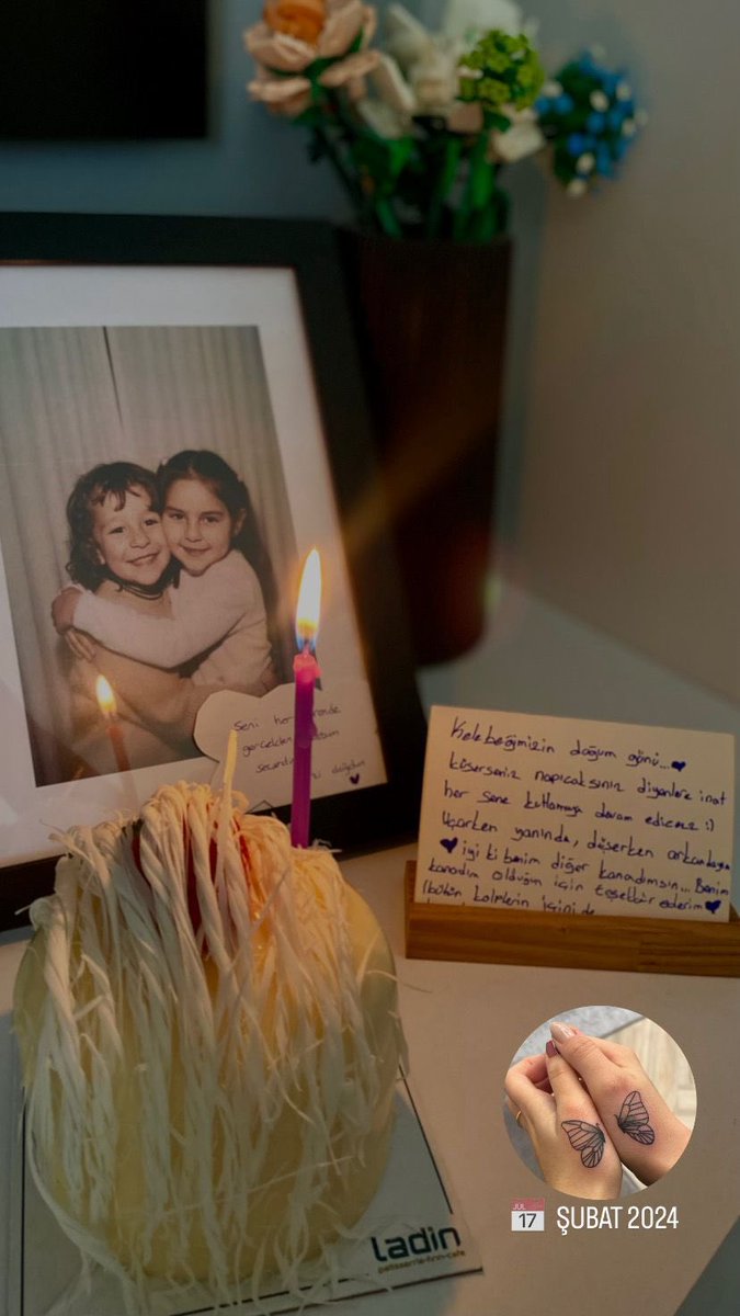 bizim kelebeğimizin doğum günü… 🥹💖