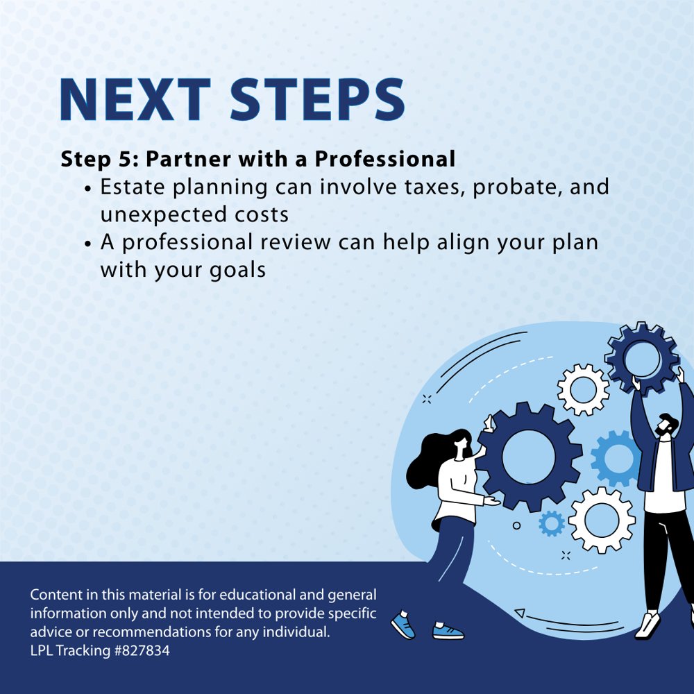 FinancialHouse3's tweet photo. Estate planning, made simple. Here are the 5 key steps that bring clarity and confidence to your plan. https://t.co/ivwQd3rboM