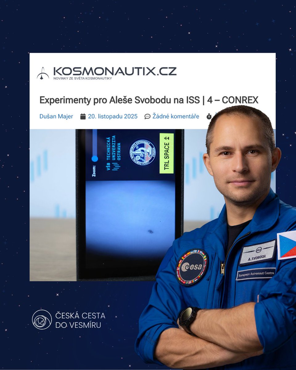 Česká cesta do vesmíru tweet media