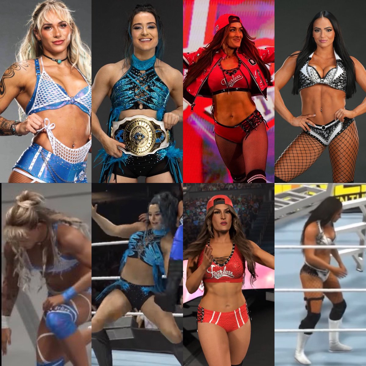 2k ate with the girls looks !! 

#WWE2K26