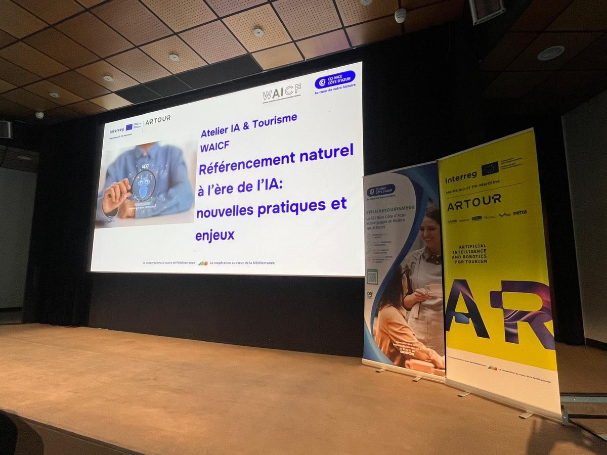 Intervention au WAICF 2026 🎤sur le SEO &amp; SEO local à l’ère de l’IA générative : moteurs conversationnels, sémantique, entités nommées, données structurées et visibilité dans les environnements IA.
Des échanges riches, un public engagé.
Merci à tous.
#SEO #IA #Tourisme #WAICF