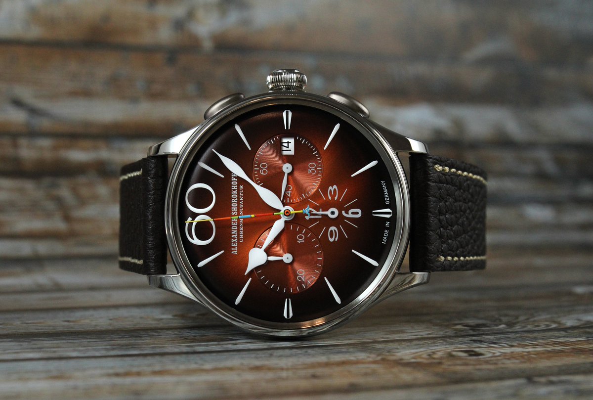 No second has ever looked so good as on the Happy Second Orange.
A multicolored chronograph seconds hand turns time into a visual statement.

More Details here:

alexander-shorokhoff.com/en/boutique/ha…

#alexandershorokhoff #artonthewrist #limitededition #happysecond
#watchcommunity