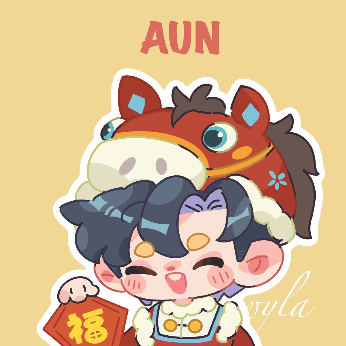 ZcyLyl's tweet photo. Happy Chinese new year 
福娃来啦！！！
#AunStamp
#UnNapat
#stamp_panachkorn https://t.co/kpa5lYvNbD