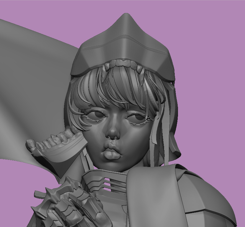 KMetzik's tweet photo. #3dart #stylized #3d #zbrush #sculpt https://t.co/gdZeEK6L0G