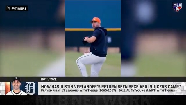 “Just the stature that he has in the game... even Tarik Skubal was slightly awestruck by having him in the neighboring locker.”
@beckjason shares more on how Justin Verlander's return to Detroit has been received in the early goings of @Tigers camp.