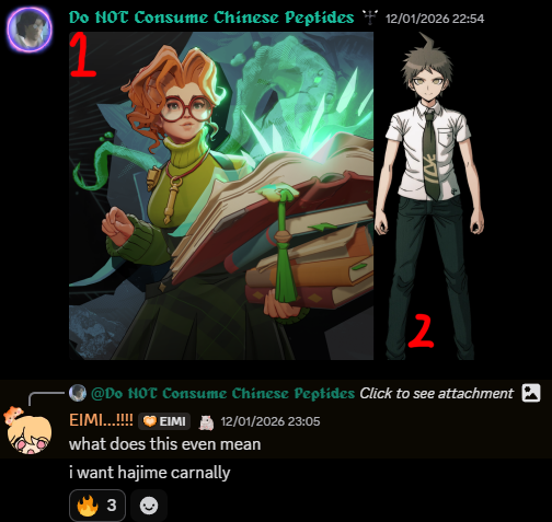 I asked people on LEC if they wanted art from a talent, they said Eimi and Eimi said Hajime Hinata, thank you @/Azalanz  for making the art