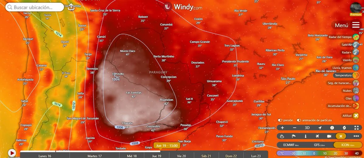 AnthonyPaez595's tweet image. Calor extremo en Paraguay. 🔥🌡️

Paraguay podría ser uno de los países más calurosos en los próximos días con máximas que podrían superar los 40 °C. 

En los próximos días, es alta la probabilidad que se produzca en algunos puntos del país una ola de calor.