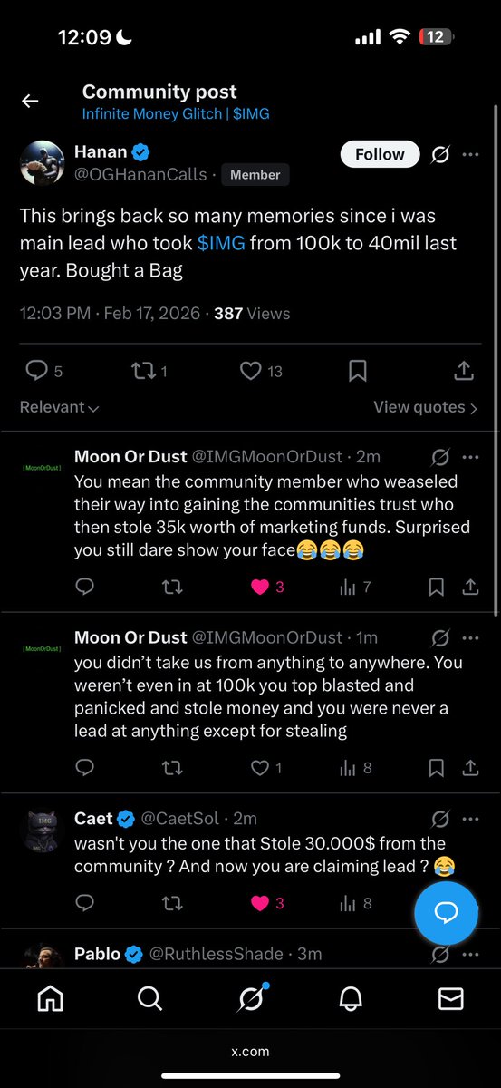 imgprotocol's tweet image. Fake $IMG ran by scammers 48% bundled. Bet on communities that keep grinding when they get scammed and keep working. Don’t bet on scammers who steal and rug. Change the crypto narrative.

Reward honest builders and shun scammers. Let’s turn this around 2026. Bring back working