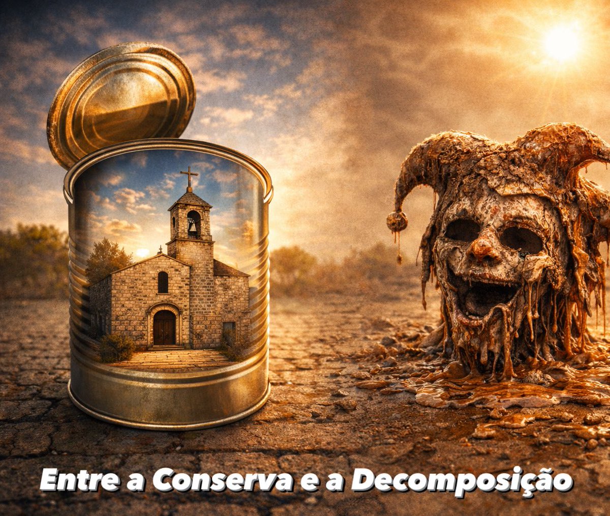 Eles nos chamaram de enlatados. Talvez devêssemos agradecer pela metáfora mal calculada.

Latas de conserva preservam. Impedem a decomposição. Mantêm o conteúdo íntegro, apesar da pressão do tempo e do ar. O que apodrece não é o que está guardado. É o que ficou aberto, exposto,