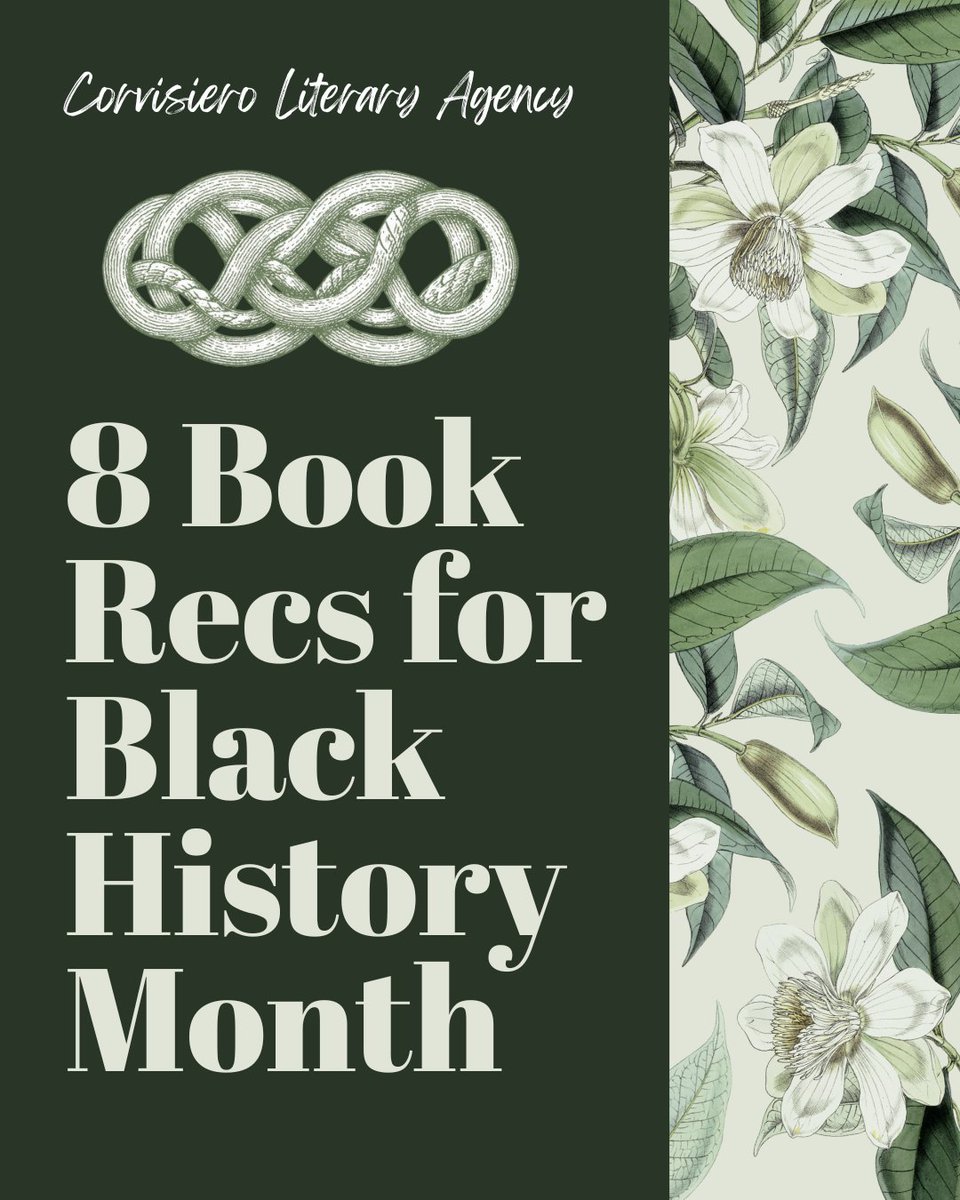 CorvisieroLit's tweet photo. Looking for your next read to celebrate Black History month? You should check out these authors!
🌺
#blackhistorymonth #blackwriters #bookrecs #corvisieroliteraryagency #danzysenna #hanifabdurraqib #jamesmcbride #elizabethalexander #jesmynward #danezsmith #ashleycford #bellhooks https://t.co/CAmdGMcWwu