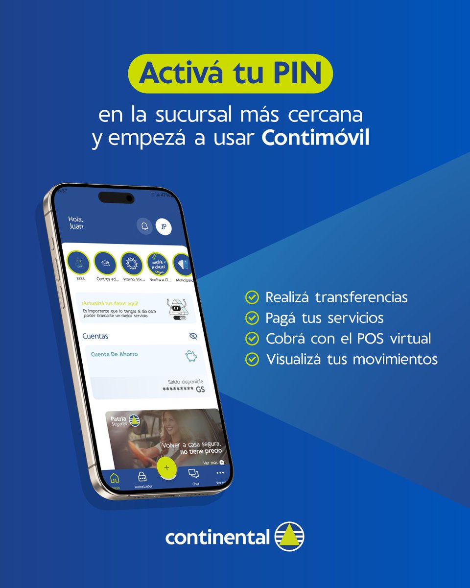 Banco Continental Py tweet media