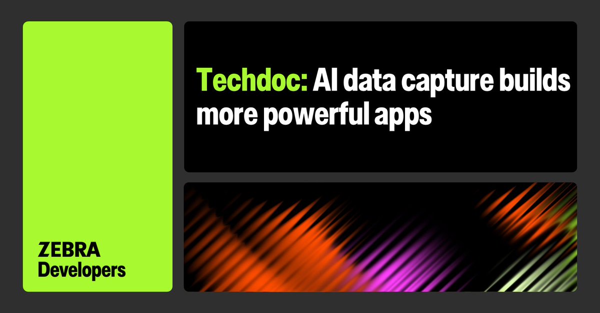 Zebra Developers tweet media