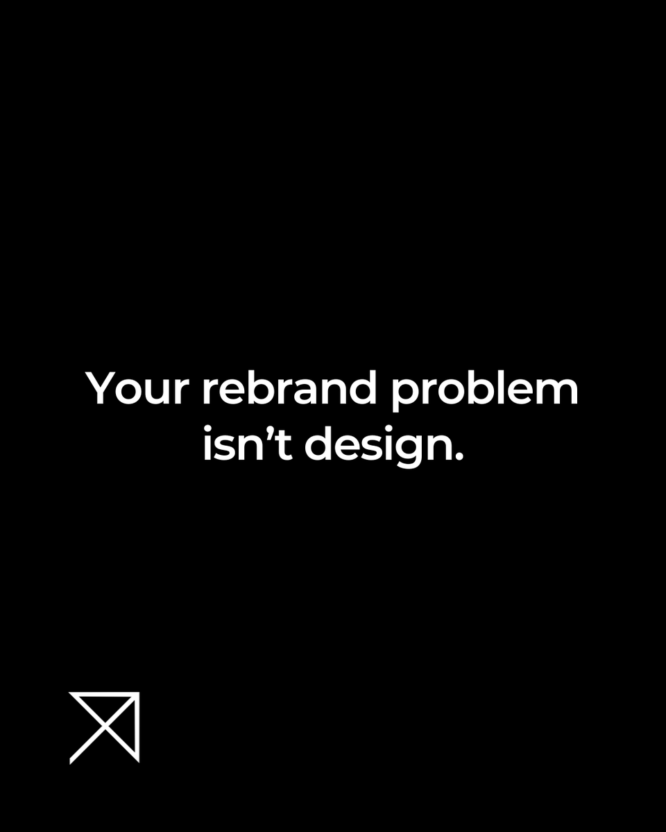 Your rebrand problem isn’t design.

It’s clarity.

If the objective isn’t defined, creative carries too much weight.

Design reflects the decision. It doesn’t make it.

#branding #brandstrategy #ascendabrandmarketing