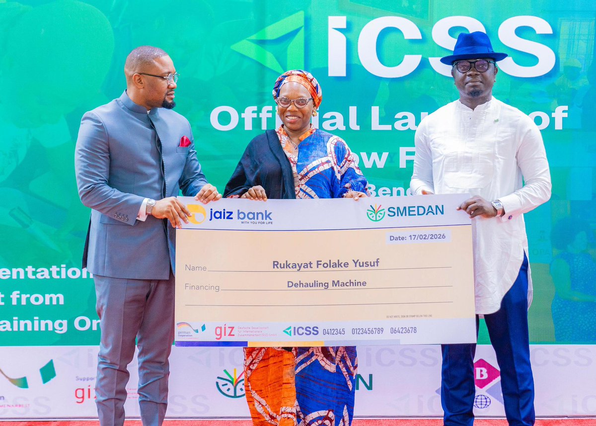 fmydNG's tweet photo. The Honourable Minister of Youth Development Comrade Ayodele Olawande joined key partners at the launch of the ICSS MSME Financing Scheme, alongside SMEDAN, Kaduna Business School, the German Cooperation, Jaiz Bank, and other critical stakeholders dedicated to strengthening Nigeria’s enterprise ecosystem.

In his remarks, the Minister emphasized that access to finance remains one of the most significant challenges confronting young Nigerians with bold ideas and the determination to build sustainable businesses. While many young people possess the drive and readiness to work, structured support systems and scalable capital remain critical enablers of enterprise growth.

Through the Nigerian Youth Academy (NiYA), the Federal Ministry of Youth Development continues to address this gap by expanding access to practical skills, digital capabilities, enterprise development pathways, and startup support. The Minister noted, however, that sustained partnership and strategic collaboration are essential to expand opportunities for a greater number of young Nigerians.

He underscored the importance of strong public-private collaboration, stating that when young entrepreneurs are properly trained, structured, and effectively linked to financing, businesses grow, jobs are created, and national confidence in youth enterprise is strengthened.

The Minister further stated that the ICSS Financing Scheme aligns seamlessly with the Ministry’s broader agenda to prepare young entrepreneurs, connect them to markets, and promote responsible financing frameworks that reward preparation, discipline, and sound business structure.

He commended all partners driving the initiative and encouraged young entrepreneurs to build with care, grow sustainably, and create lasting value — reaffirming the administration’s commitment to transforming the narrative of youth enterprise under the Renewed Hope Agenda.