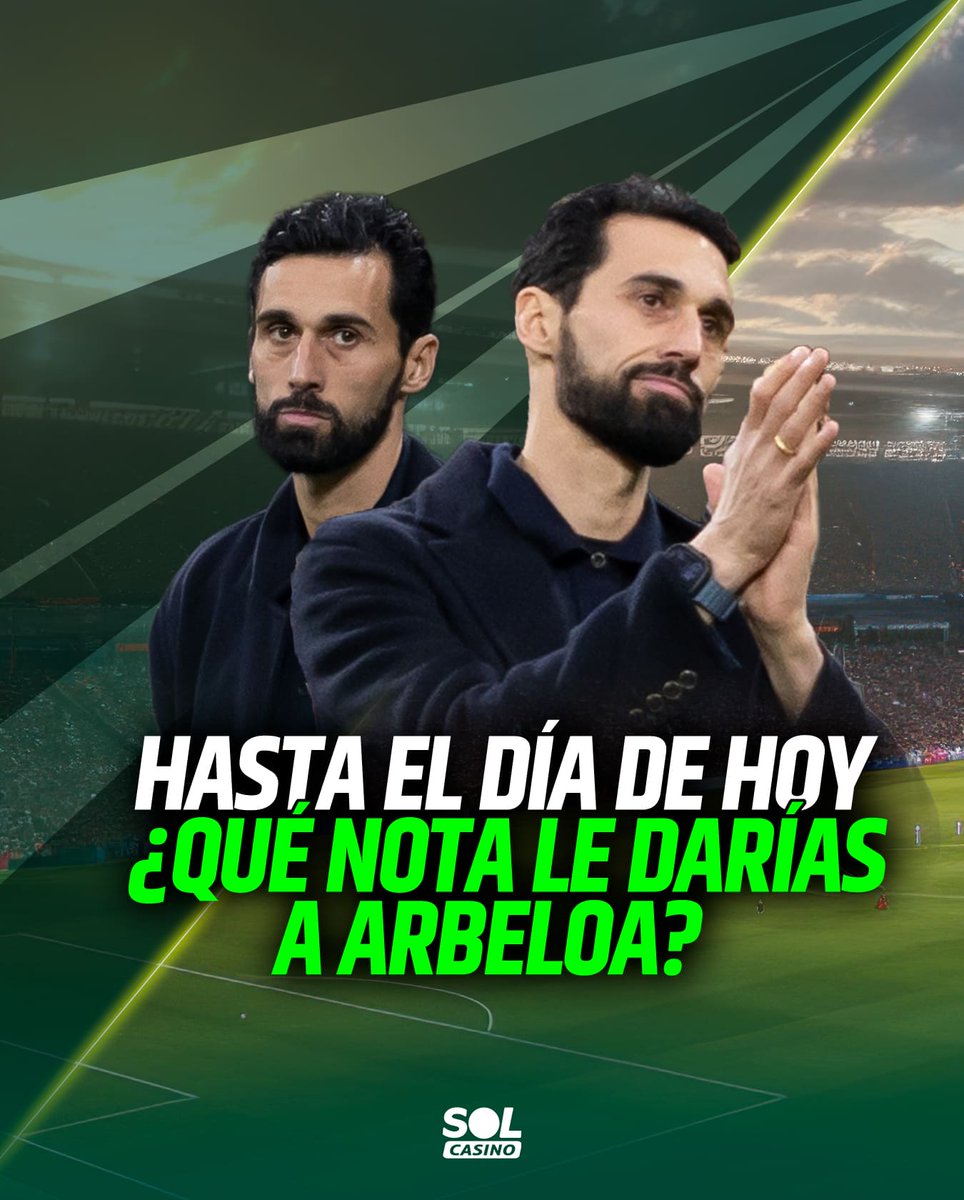 ✍️ A día de hoy, ¿qué nota le darías a Arbeloa como entrenador del Real Madrid?