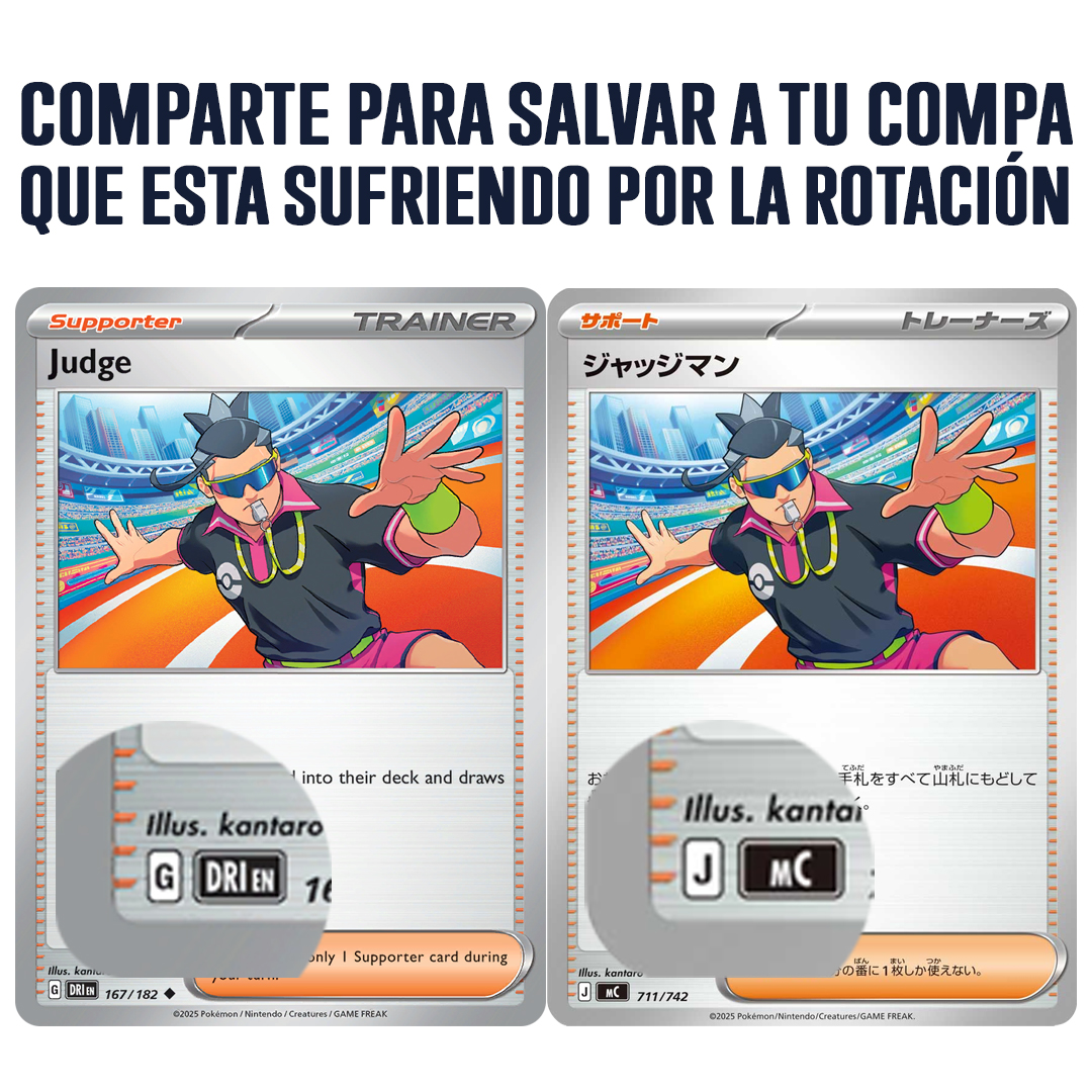 Información que cura.

Por favor compartan que ya me canse de responder la misma pregunta 23478634 veces. SI, Juez viene de nuevo en el próximo set con regulación J entonces SI es jugable post rotación.