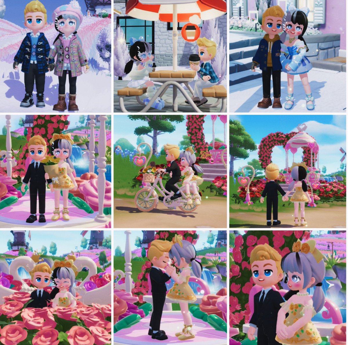 nyankoarts's tweet photo. Star-Lord and Luna Snow moments in Heartopia. βοΈβοΈ #starlord #lunasnow #starsnow #heartopia https://t.co/wjQ3ZT0snV