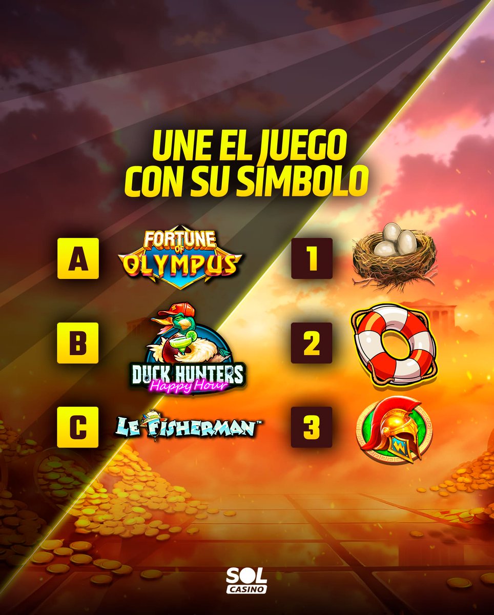 🎰 ¿Sabrías decir qué símbolo va con cada juego? Queremos ver quién acierta del tirón.