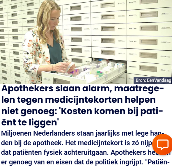 Piratenpartij's tweet image. Kabinet doet weinig aan medicijntekort: eenvandaag.avrotros.nl/artikelen/apot…
Patents kill patiënts.. #eenvandaag #zorg

Piraten hervormen patenten en kiezen voor strategische autonomie.
Zo zorgen we voor voldoende, betaalbare medicijnen voor iedereen: piratenpartij.nl/farmaceutische…