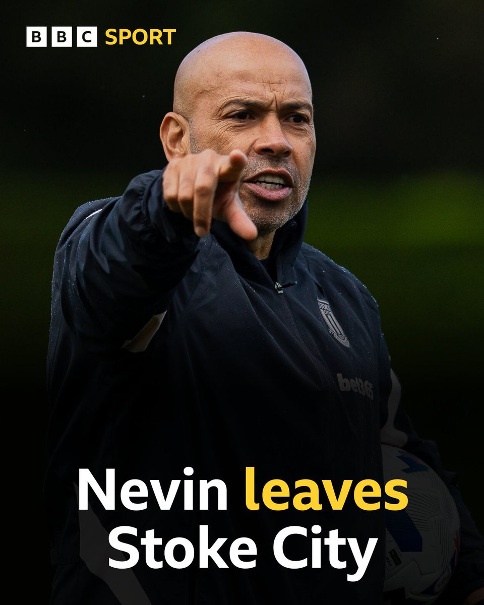 Stoke City have announced the departure of assistant manager Paul Nevin.

He joined in January 2025 following Mark Robins' appointment as manager.

#BBCFootball | #SCFC