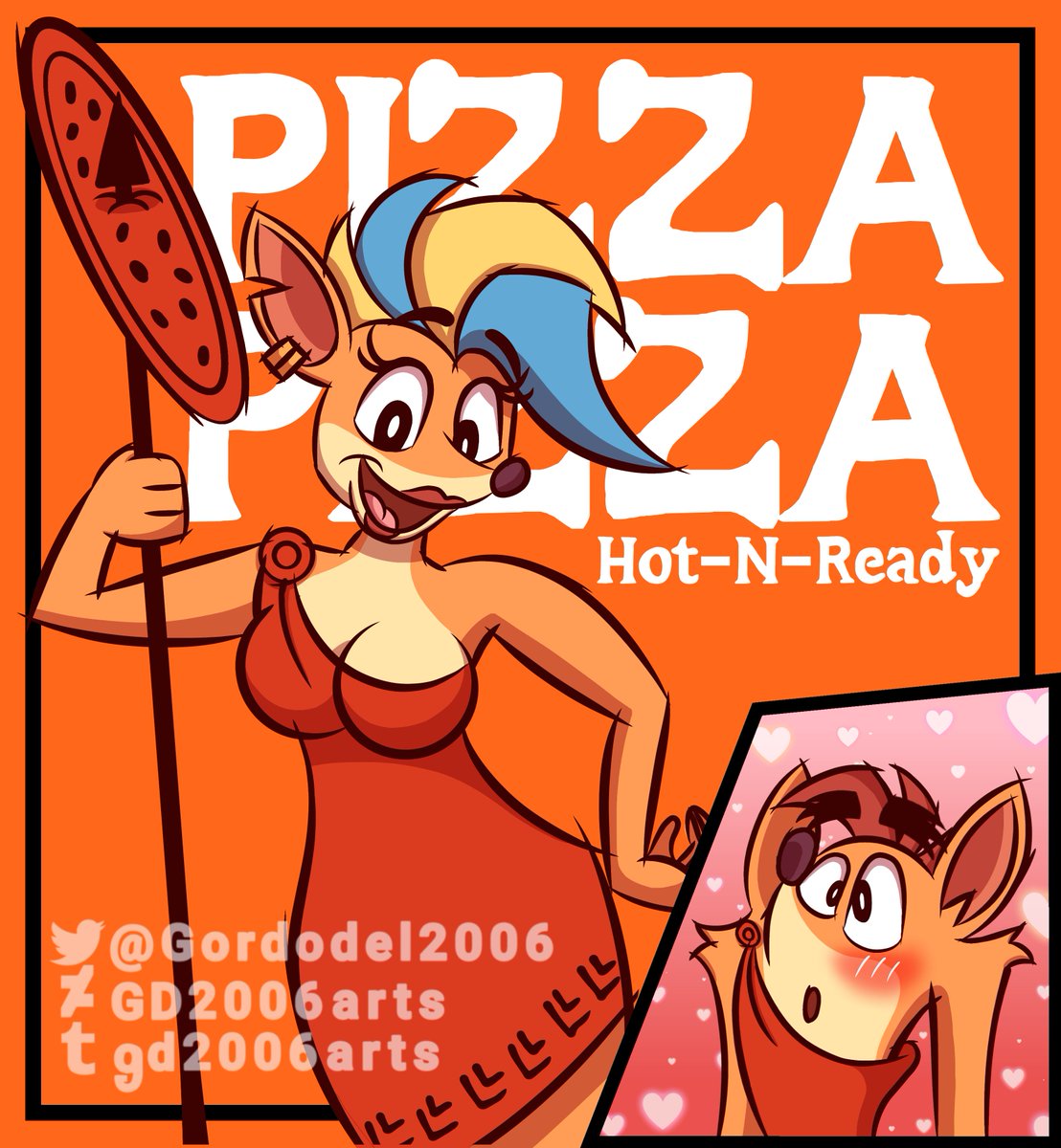 Gordodel2006's tweet image. I'm late to a trend again 🍕
#crashbandicoot #Tawnabandicoot