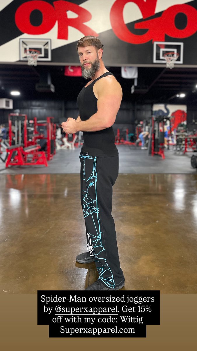 Spider-Man oversized joggers by SuperX. Get 15% off superxapparel.com with my code: Wittig