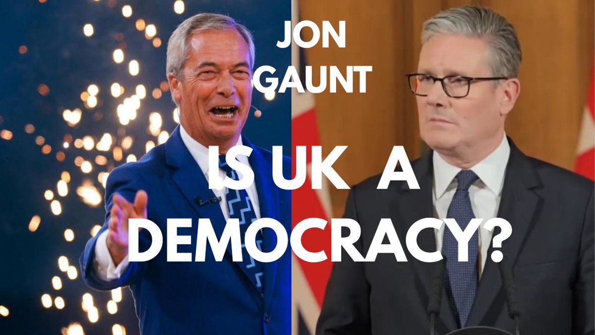 jongaunt's tweet image. They told us to trust democracy.
Then came Brexit… and years of attempts to ignore it.
Now elections themselves are being questioned.
At what point do we admit the system is broken?
LIVE debate at 6PM 👇
#Brexit #DemocracyUnderThreat #UKPolitics