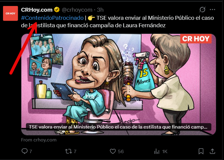 ¿Contenido patrocinado por quién?