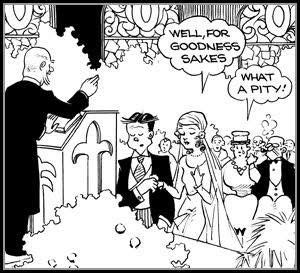 CitizenScreen's tweet photo. On February 17, 1933, Blondie Boopadoop married Dagwood Bumstead in Chic Young’s popular comic strip, “Blondie.” https://t.co/ruhcXlxHrg