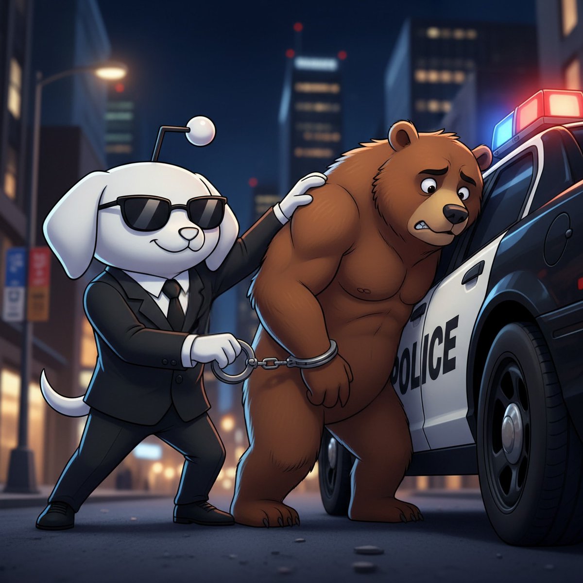 "When bears get handcuffed, that's your signal: the dip is done, hope your bags are stacked." $snoofi on <a href="/solana/">Solana</a>