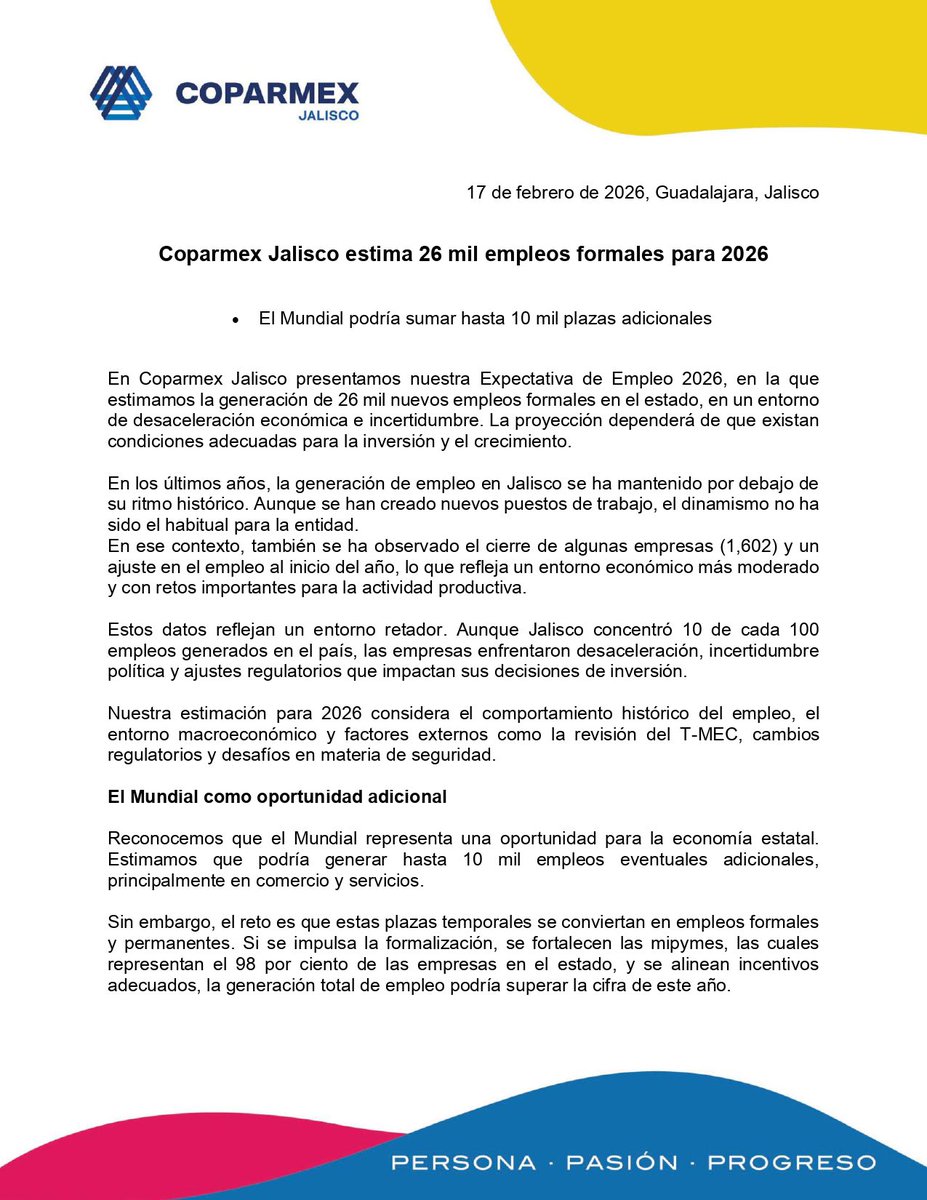 Coparmex Jalisco tweet media