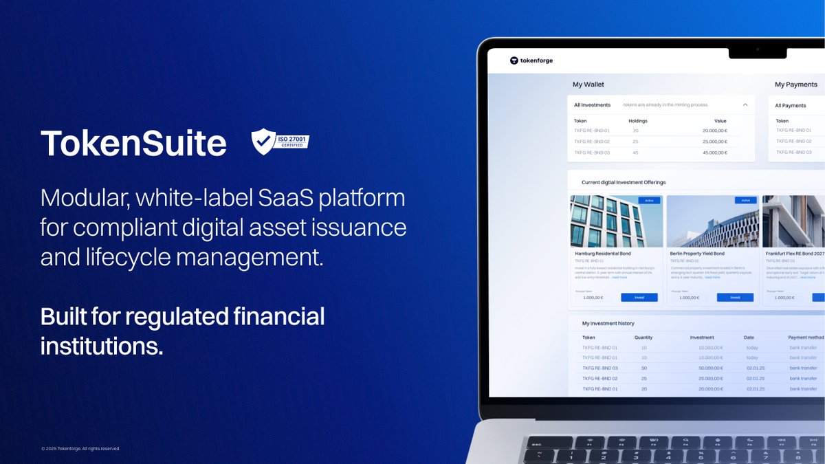 #Tokenization is 95% distribution, compliance, operations and infrastructure. 5% deployment.

The infrastructure that capture real liquidity will be compliant-by-design, composable across payment rails and interoperable without fragmenting capital flows.

TradFi compliance.