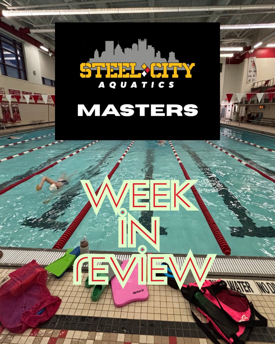 _STEELmasters's tweet photo. Week In Review - @STEELaquatics Masters Workouts!

Feel to drop in at any time, looking forward to seeing you on the pool deck!

#STEELgrit
#STEELpassion https://t.co/WRzJt7MQ5a
