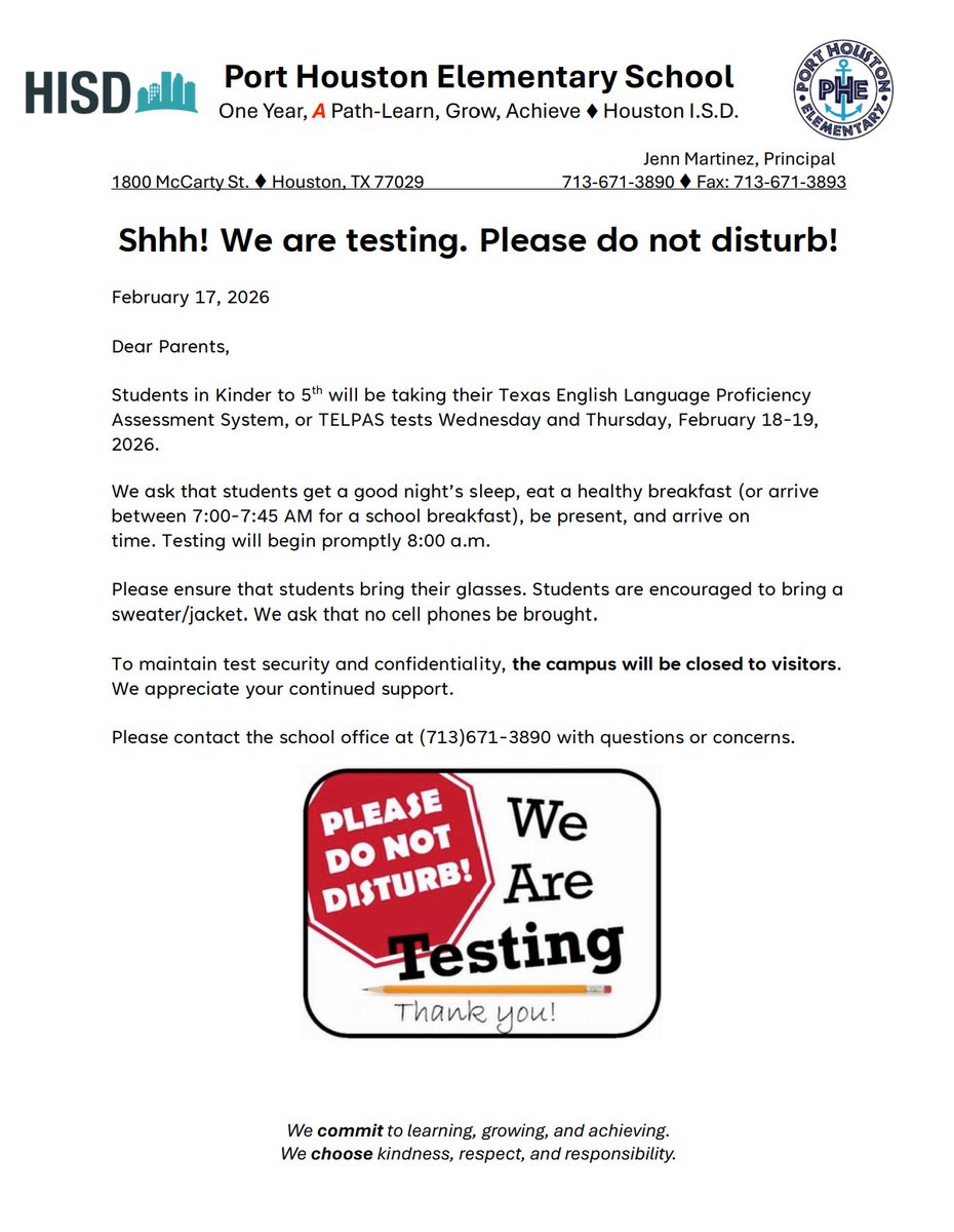 Port Houston ES tweet media