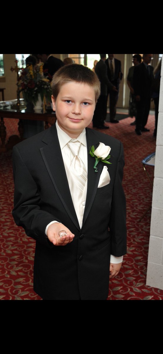 We've uncovered photographic evidence of the last time Owen Parker and Brad Riter were "coworkers"... all the way back in 2009 Owen was the ring bearer in Brad's wedding!
