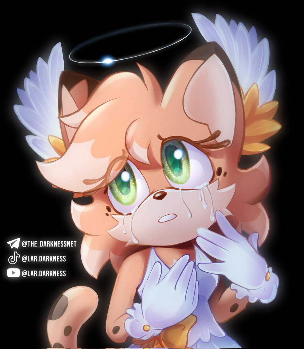 LarDarkness's tweet photo. Angel's Lament

ОС: @diakitty8 

By: @LarDarkness 

#LarDarkArts #DiaTheServal #art #SonicTheHedgehog #ocart #Angel https://t.co/GbiwqjKJ2g