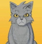 Just realized that Graystripe’s design in the Firestar doesn’t like waffles video is probably inspired by James L. Barry’s own design.

They even share the same fur tufts and “eyebrows.”