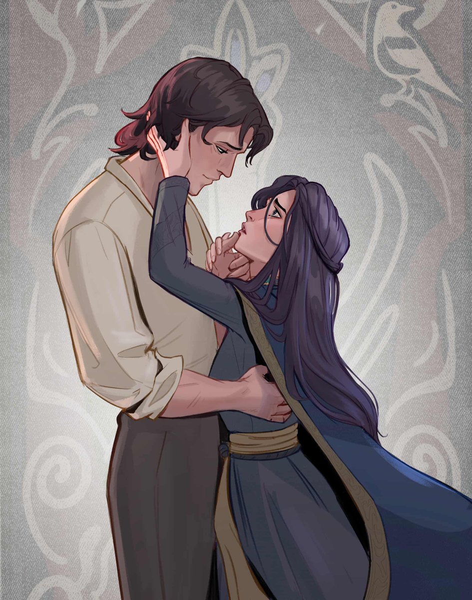 Loyal_art's tweet photo. Finally managed to finish one of the FanArt‘s of Morgan and Accolon, from #lefay / #morganismyname book’s by @sophiekeetchauthor
Love theses books so much <3 https://t.co/0f8WyJK4nd