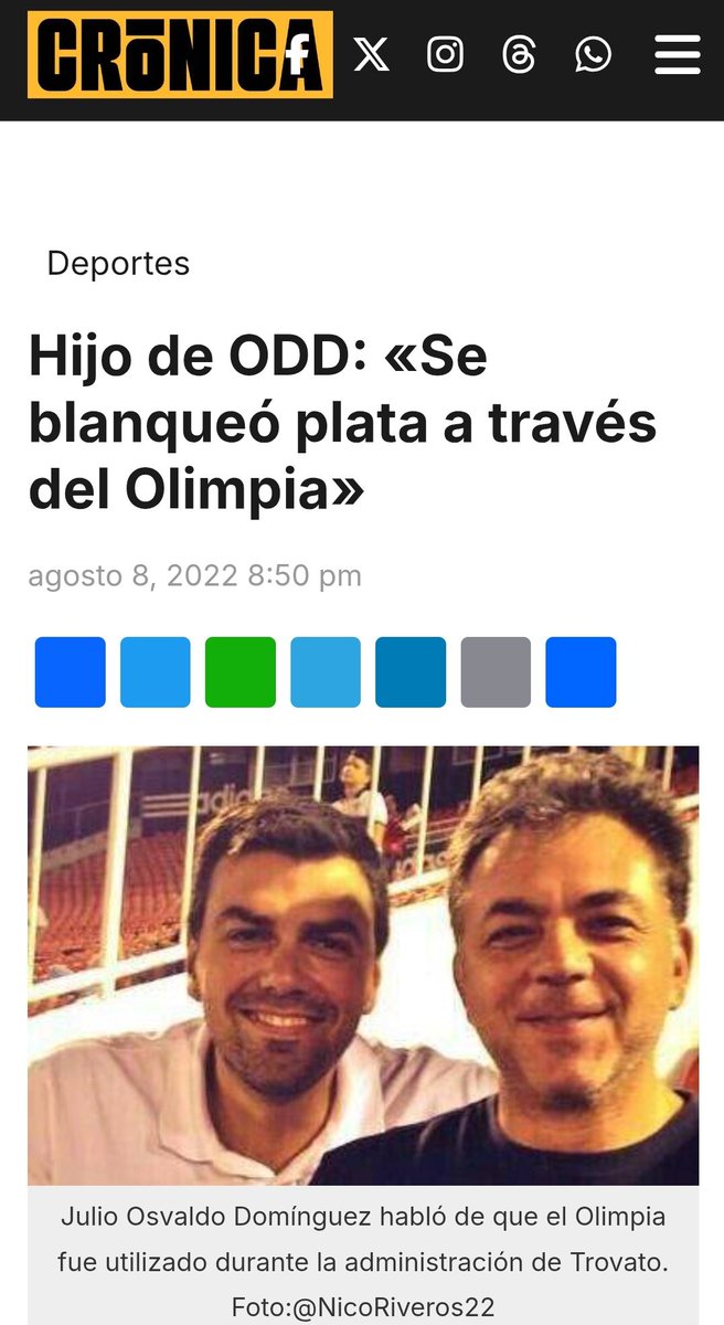 No maten al mensajero!