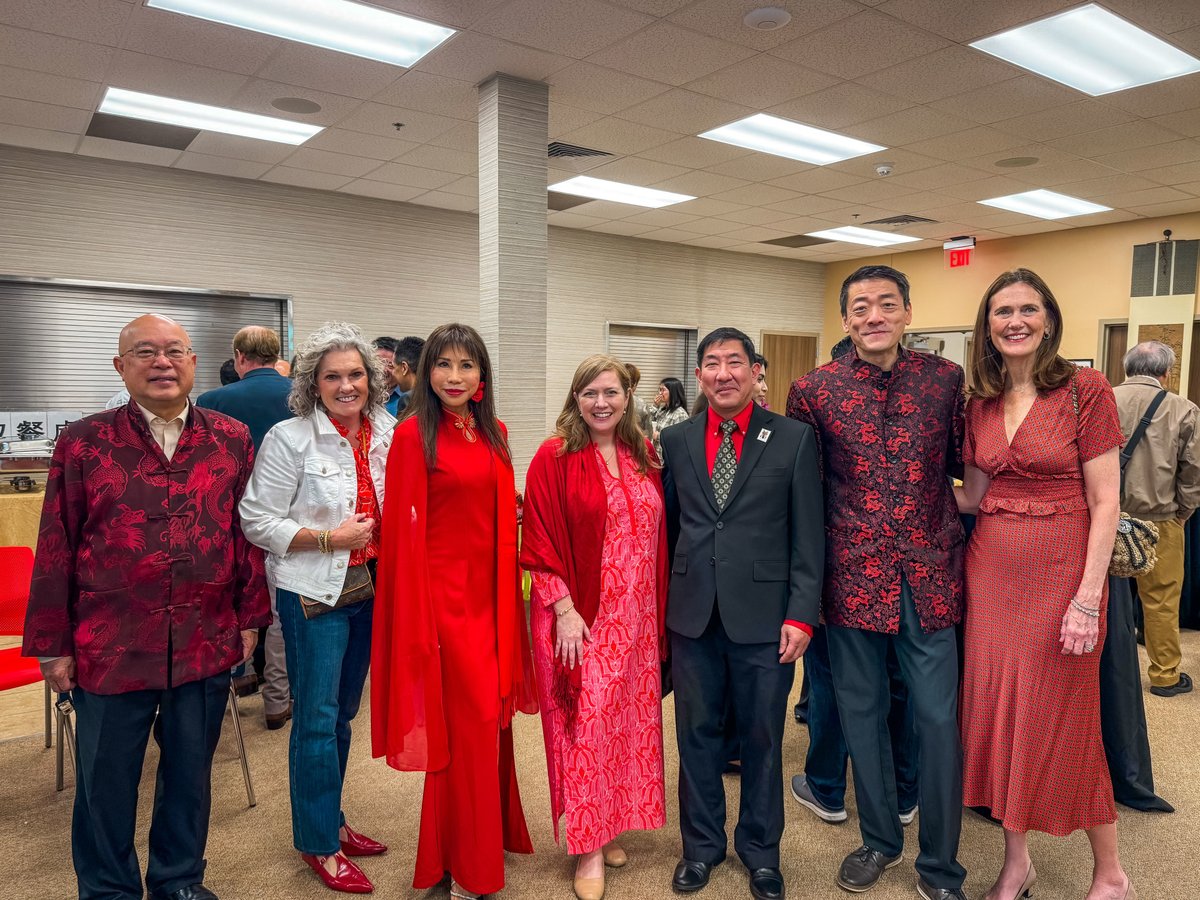 RepFletcher's tweet image. Great to kick off the Year of the Fire Horse with our #TX07 neighbors at the Chinese Community Center! 🐎 Happy Lunar New Year!