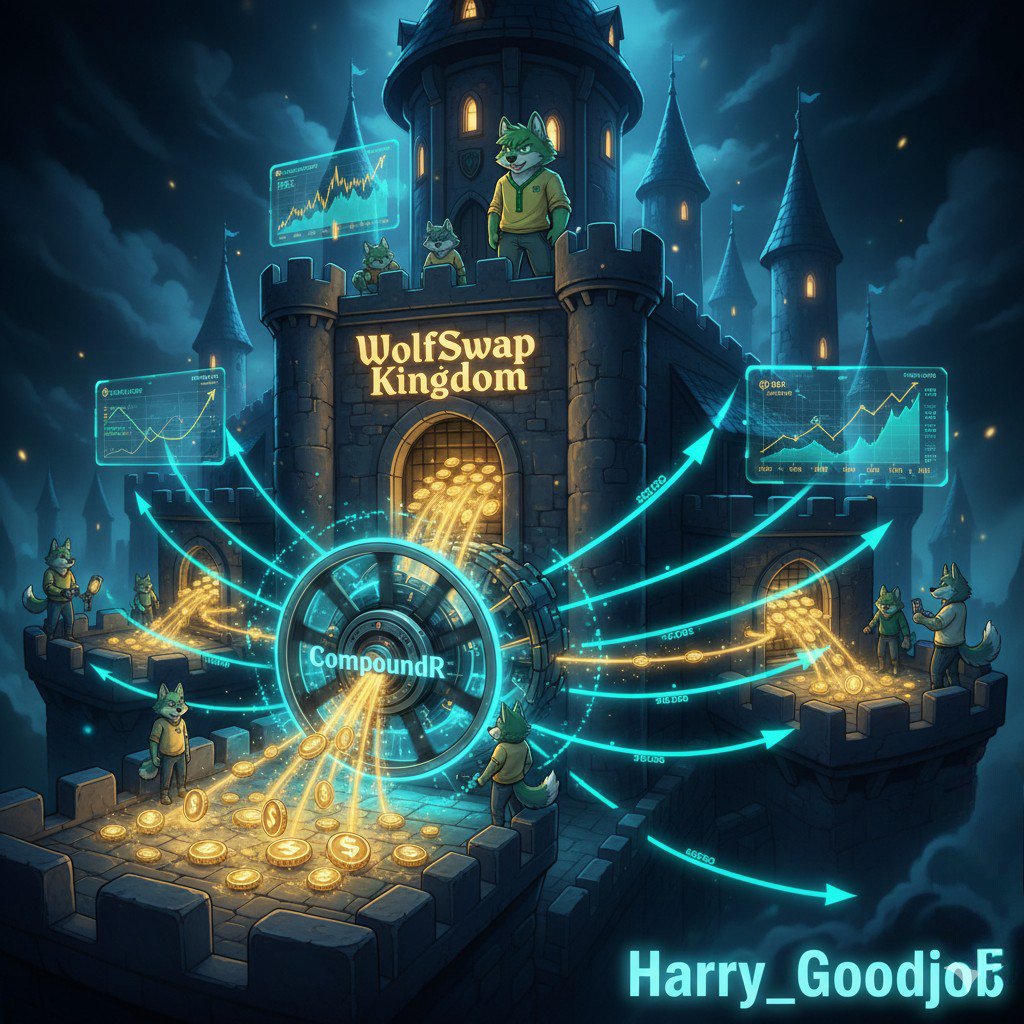 Harry_Goodjob's tweet photo. Reinforce CompoundR, reload the strategy wallet, and keep the flywheel turning inside WolfSwap150 CRO to CompoundR.150 CRO to the war chest.That’s how kingdoms expand ⚔️The pack hunts.treasury grows. Castle compounds.Momentum building #WolfSwapTreasury
#CompoundR
#PackMomentum https://t.co/WK4EmhaHoU