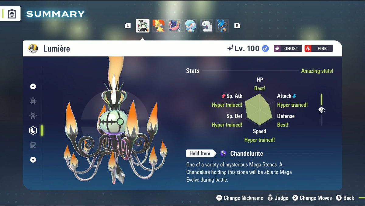 Hands down the best shiny Pokemon ever.
#Chandelure #PokemonLegendsZA