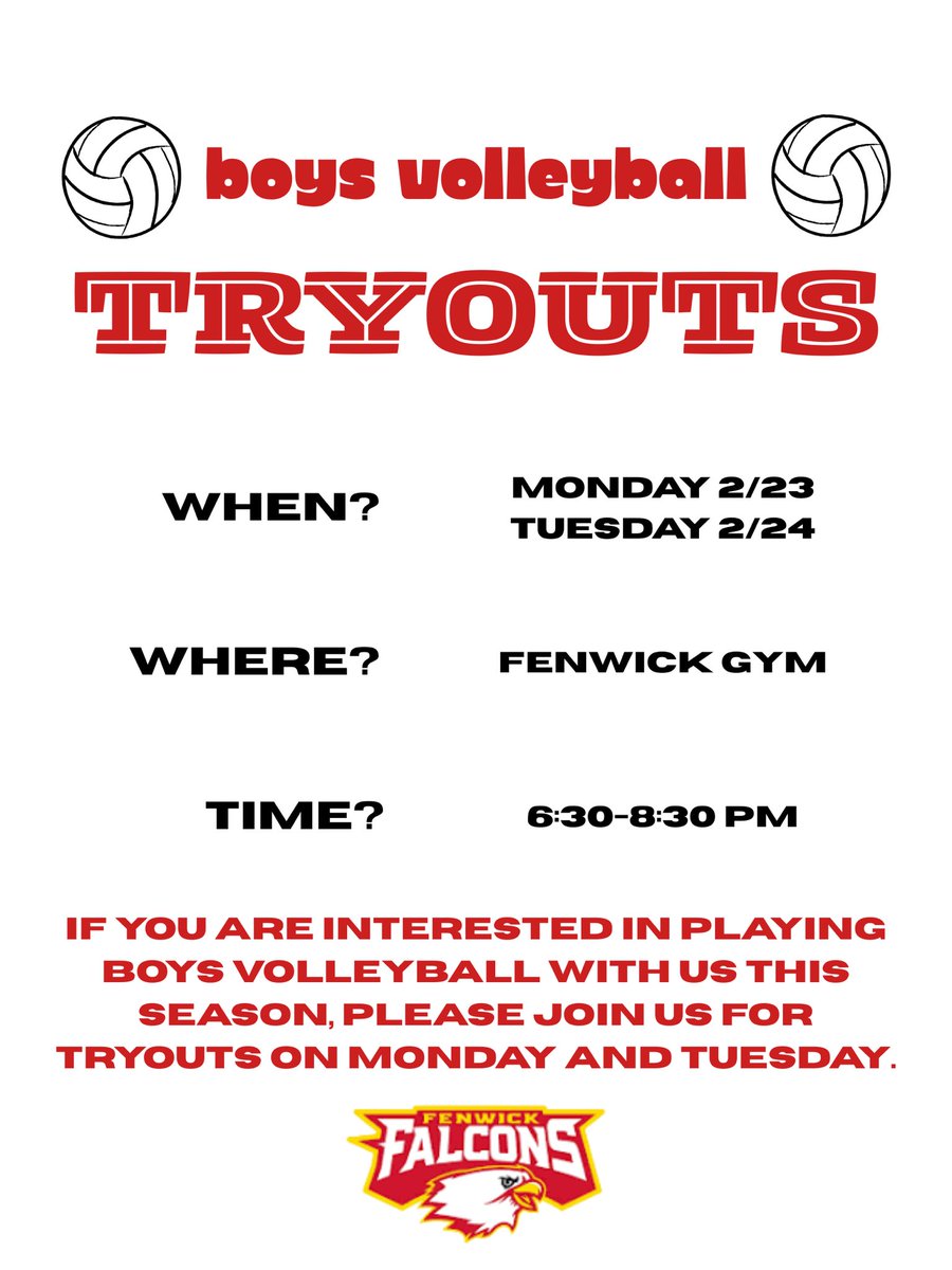 Fenwick Boys Volleyball tweet media