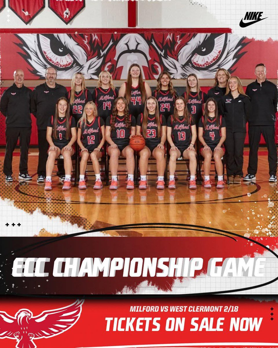 Game of the year?  ECC title on the line!  Both teams ranked in the top 5 in the state.  Battle of Clermont County.  Get your popcorn ready!   Don't get left out in the cold, buy your tickets now!  events.hometownticketing.com/boxoffice/milf…