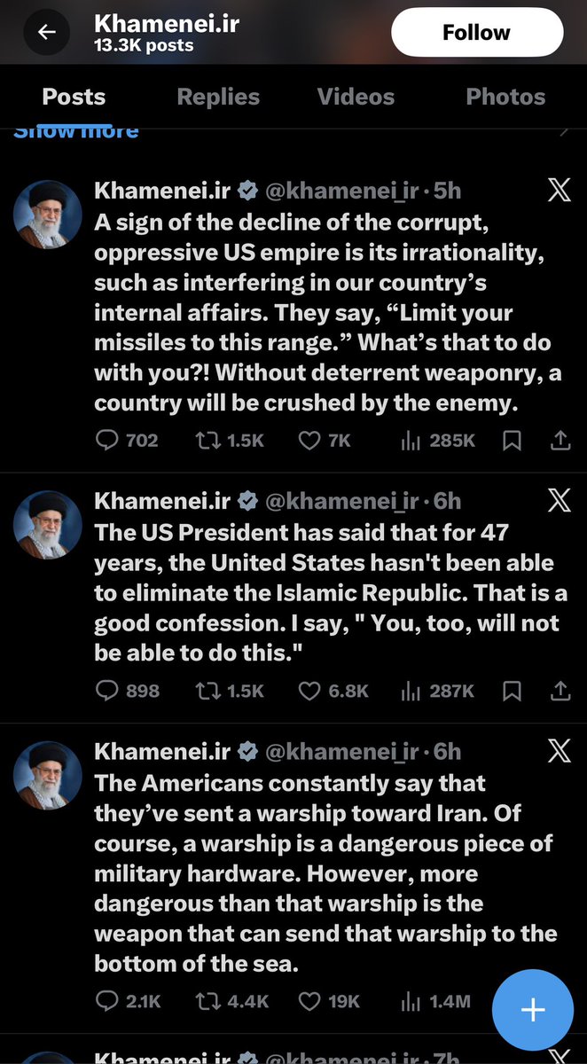 siyahmuy0's tweet photo. 🚨In the end, it is always the Leader’s decision ,there will be no real negotiation.@POTUS 
Keep your word so the blood of the young people who trusted you is not betrayed.Everything is clear from the Leader of the terrorist Islamic Republic. Open your eyes. Stop wasting time. https://t.co/sKGYcHknjO