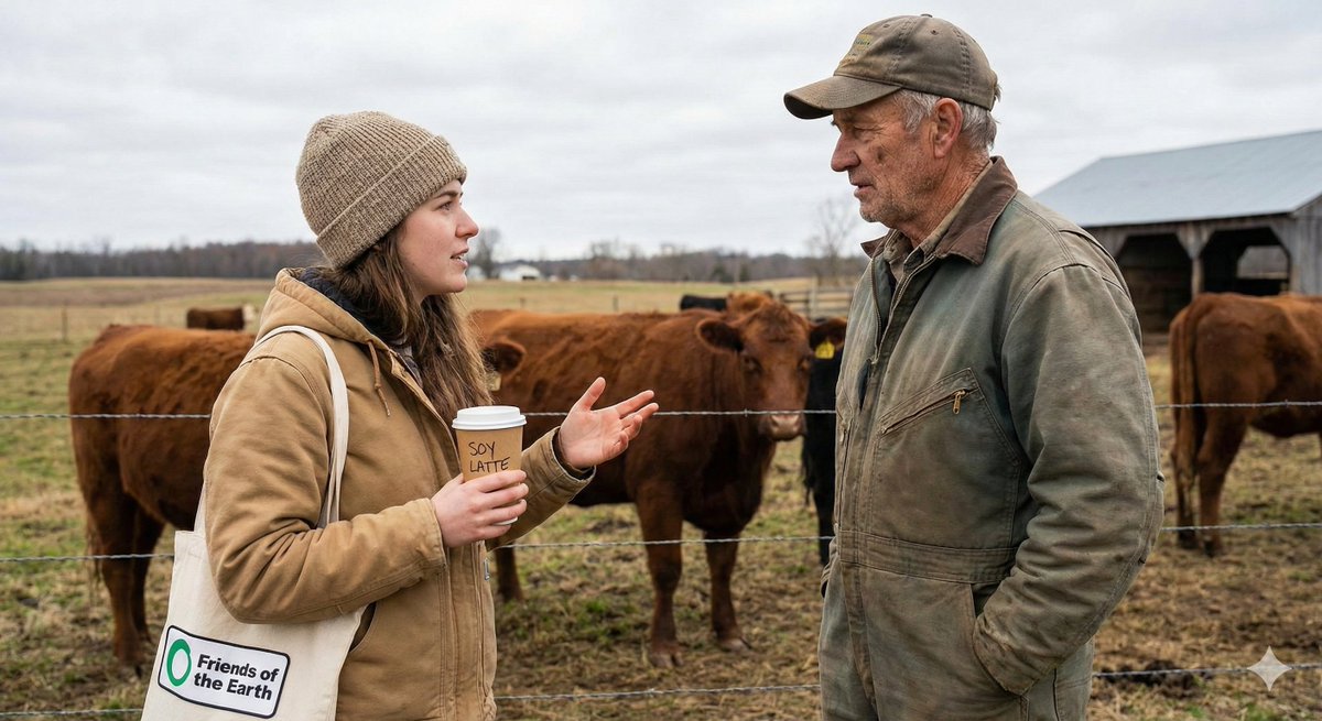 Activist: "Hormones in beef cause cancer."
Farmer: "Which hormones? In British beef?"
Activist: "Estrogen."
Farmer: "Beef contains 1.5 nanograms per 100g. Cabbage contains 800 nanograms per 100g."
Activist: "That doesn't sound right."
Farmer: "Phytoestrogens. Plants produce them.