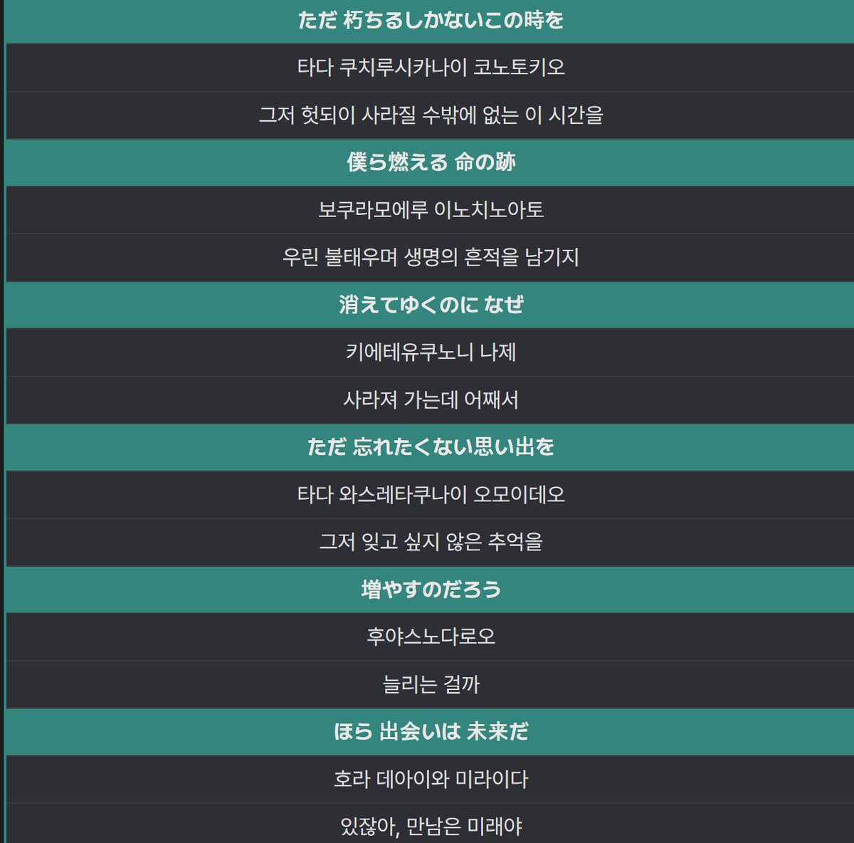 빛의 흔적 틀어놓고 리스너 덕에 미래를 만들었다는 말은 너무 슬프잖아요