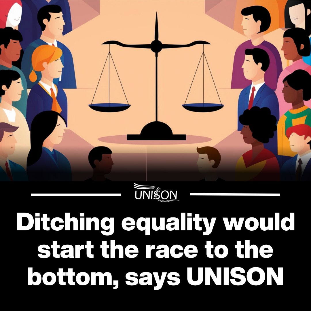 🚨 Reform UK’s plan to scrap equality laws would fire the starting gun on a race to the bottom.

UNISON warns that ditching protections would let bad employers act with impunity and drag the UK backwards on fairness and rights.

Read here ⬇️
unison.org.uk/news/2026/02/d…