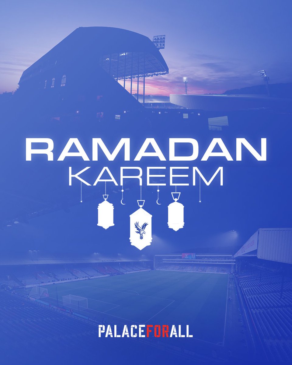 Ramadan Kareem to our Palace family around the world ❤️💙